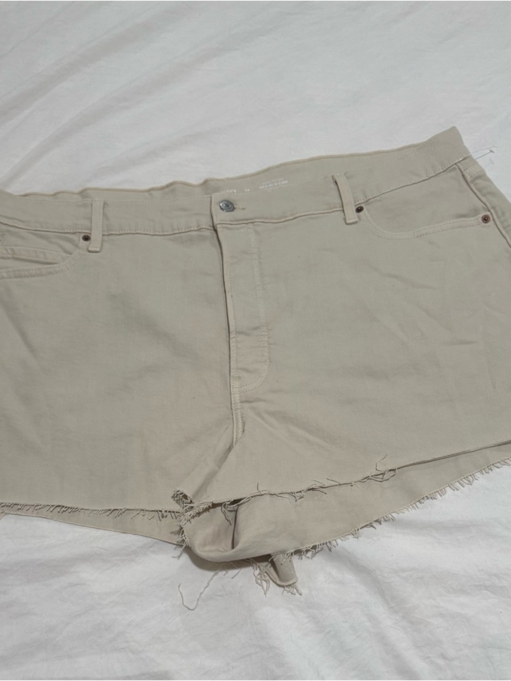 Sky-Hi A-Line Higher High-Rise Jeans in Light Beige NWOT (no tag)